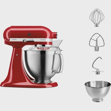 KITCHENAID Multipraktik Artisan 5KSM185PS, 300 W, 4.8 L, crveni