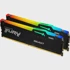KINGSTON RAM memorija KF560C30BBEAK2/32 FURY Beast RGB, 32GB (2x16GB), DDR5 6000MHz, CL30, DIMM, RGB, crna