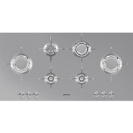 SMEG Ugradbena plinska ploča za kuhanje PXL6106