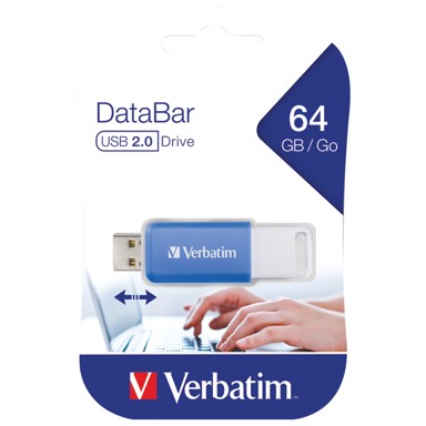 VERBATIM USB Memorija 2.0, 64 GB, plava