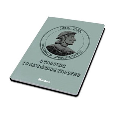 KARBON Bilježnica Ekonomija s memom, A4 kvadratići, 96 listova, tvrdi uvez