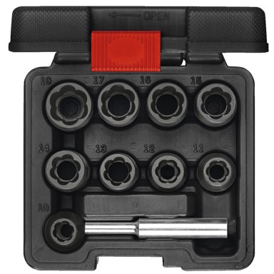 GEDORE Set za vađenje vijaka i matica Red 1/2 10-teilig