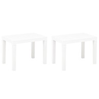 Vrtne klupe 2 kom bijele plastične