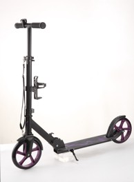 TRIKE FIX Gradski skuter sklopivi 200 mm, ljubičasti