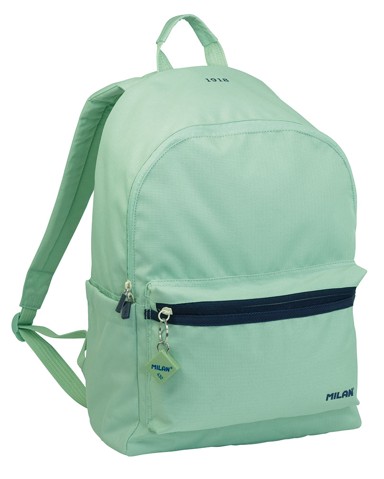 MILAN Ruksak, Urban Classic Serija 1918, 2 zipa, 22 l, mint zelena