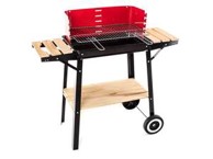 HAPPY GREEN Roštilj Wood, 53 × 33 cm