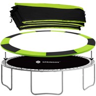 SPRINGOS Navlaka za trampolin, 366 cm, crno-zelena