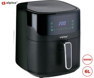 ALPINA XXL digitalna friteza na topli zrak, 6 L, 1600 W