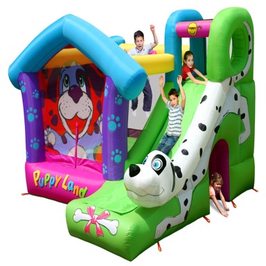 HAPPY HOP Puppyland, 350 x 340 x 245 cm