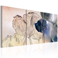 Slika Sketch of Tulips 60x30