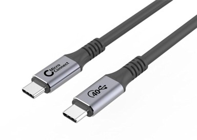 MICROCONNECT Premium kabel USB-C na USB-C USB4 Gen3x2 0,5 m, crni