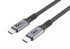 MICROCONNECT Premium kabel USB-C na USB-C USB4 Gen3x2 0,5 m, crni