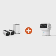 EUFY Nadzorna kamera Cam 3 4K 2+1 + S350 4K 360° Dual Cam unutarnja