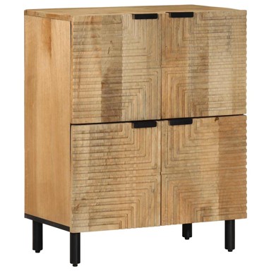 Komoda smeđa 60x33x75 cm Puno drvo Mango