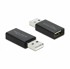 DELOCK USB A-A adapter, blokator podataka