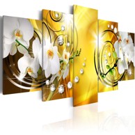Slika Yellow Admiration 100x50