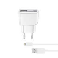 CELLULARLINE Kućni punjač za telefon IPHONE i MFI kabel 2A