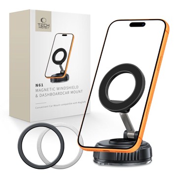 TECH-PROTECT Magnetni MagSafe auto stalak, N61, vjetrobransko staklo i kontrolna ploča