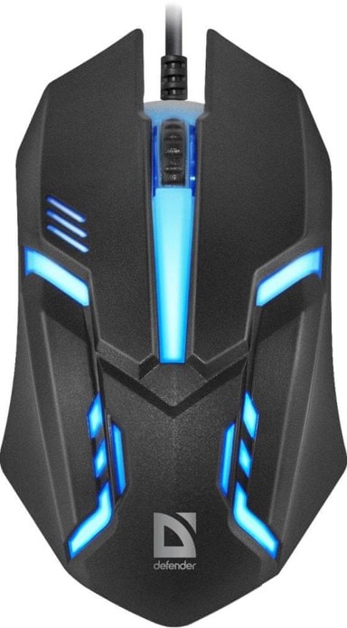 DEFENDER Gaming miš Hit MB-550, 1600 DPI, RGB, crna