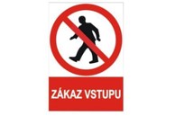 EURO TOOLS Sigurnosna naljepnica A4 “Zabranjen ulaz”, 40700238