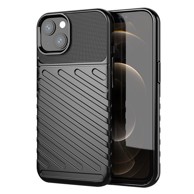 HURTEL Fleksibilna TPU maskica Thunder za iPhone 13, crna