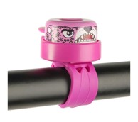 CRAZYSAFETY Zvono za bicikl, leopard uzorak, rozo