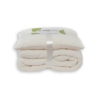 Deka Wellneo set s jastukom bež 140x200 cm