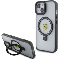 FERRARI Futrola Ring Stand 2023, za iPhone 15 Plus/14 Plus, MagSafe, crna