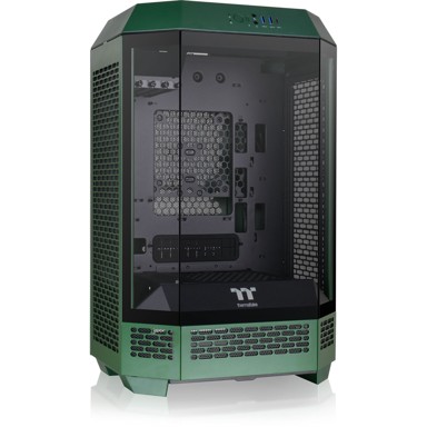 THERMALTAKE Kućište The Tower 300 Racing Green, micro tower, micro-ATX, kaljeno staklo, zeleno