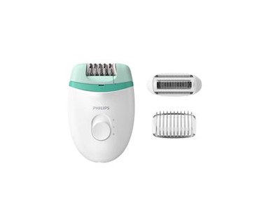 PHILIPS Epilator Satinelle Essential BRE245/00, bijelo-zeleni