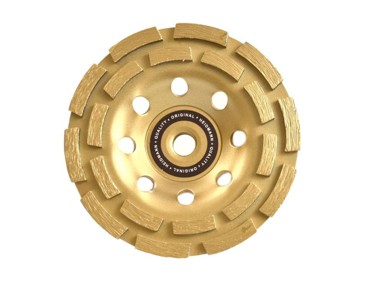 GEKO Dijamantna ploča za mljevenje betona, 125 mm, dvoredna, M14