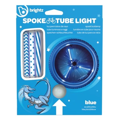 BRIGHTZ LED svjetla za žbice bicikla Spoke Tube, plava