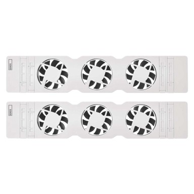 EMOS Duo ventilator za radijator P56PR2, bijeli