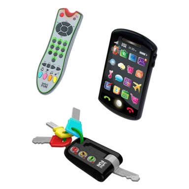 INFINIFUN Set daljinski, ključevi i telefon 3u1, šaren