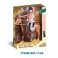 Lutka s konjem i dodacima, set,