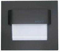 SKOFF Zidna svjetiljka Tango Black LED, 0,8W, 4000K, ugradna, mat crna