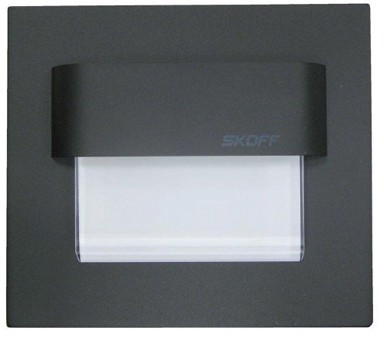 SKOFF Zidna svjetiljka Tango Black LED, 0,8W, 4000K, ugradna, mat crna