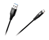 REBEL USB kabel 2.0 Type-C 1 m, crni