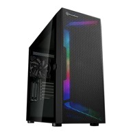 SILVERSTONE Kućište SST-SEH1B-G, mid tower, ATX/SSI-EEB, crno