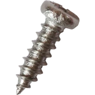 Vijak PA1.4 5 mm čelični, siva