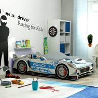 BMS Krevet Cars, 160×80 cm, siva