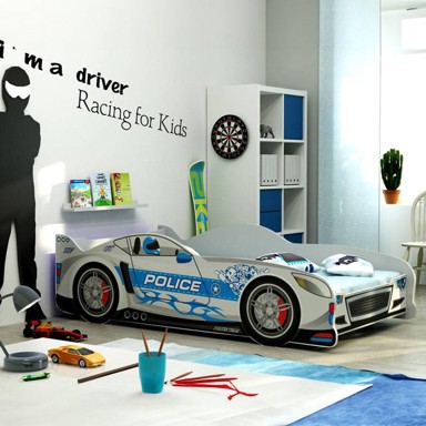 BMS Krevet Cars, 160×80 cm, siva