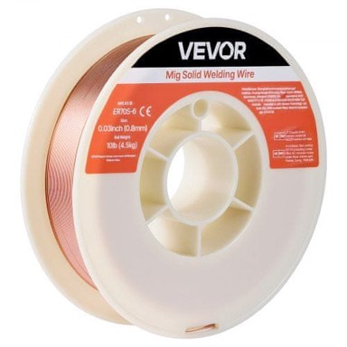 VEVOR MIG žica za zavarivanje Er70s-6, 200 x 52 x 55 mm, 0,8 mm, 4,5 kg