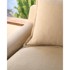 KAVE HOME Bež lanena sofa 230 cm Zenira, 230x105x85 cm