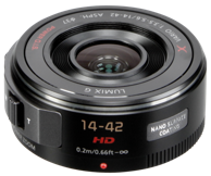 PANASONIC Objektiv Lumix 3,5-5,6/14-42 mm G X Vario PZ black