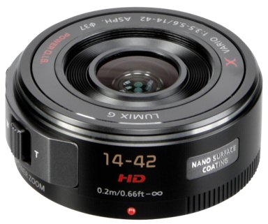 PANASONIC Objektiv Lumix 3,5-5,6/14-42 mm G X Vario PZ black