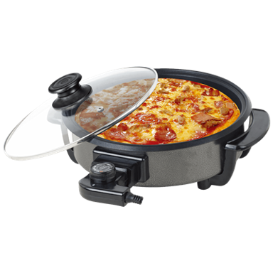 FLORIA Pekač za pizzu ZLN4957, 1500 W, 38 cm, crni
