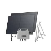 ECOFLOW Balkonska solarna elektrana Stream, staklena, mikroinverter + 2×520W solarni paneli