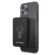 KARL LAGERFELD MagSafe induktivna prijenosna baterija, 3000 mAh, crna