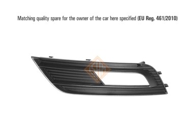ISAM Maska branika Audi A4 12-15, prednja lijeva, sa maglenkom